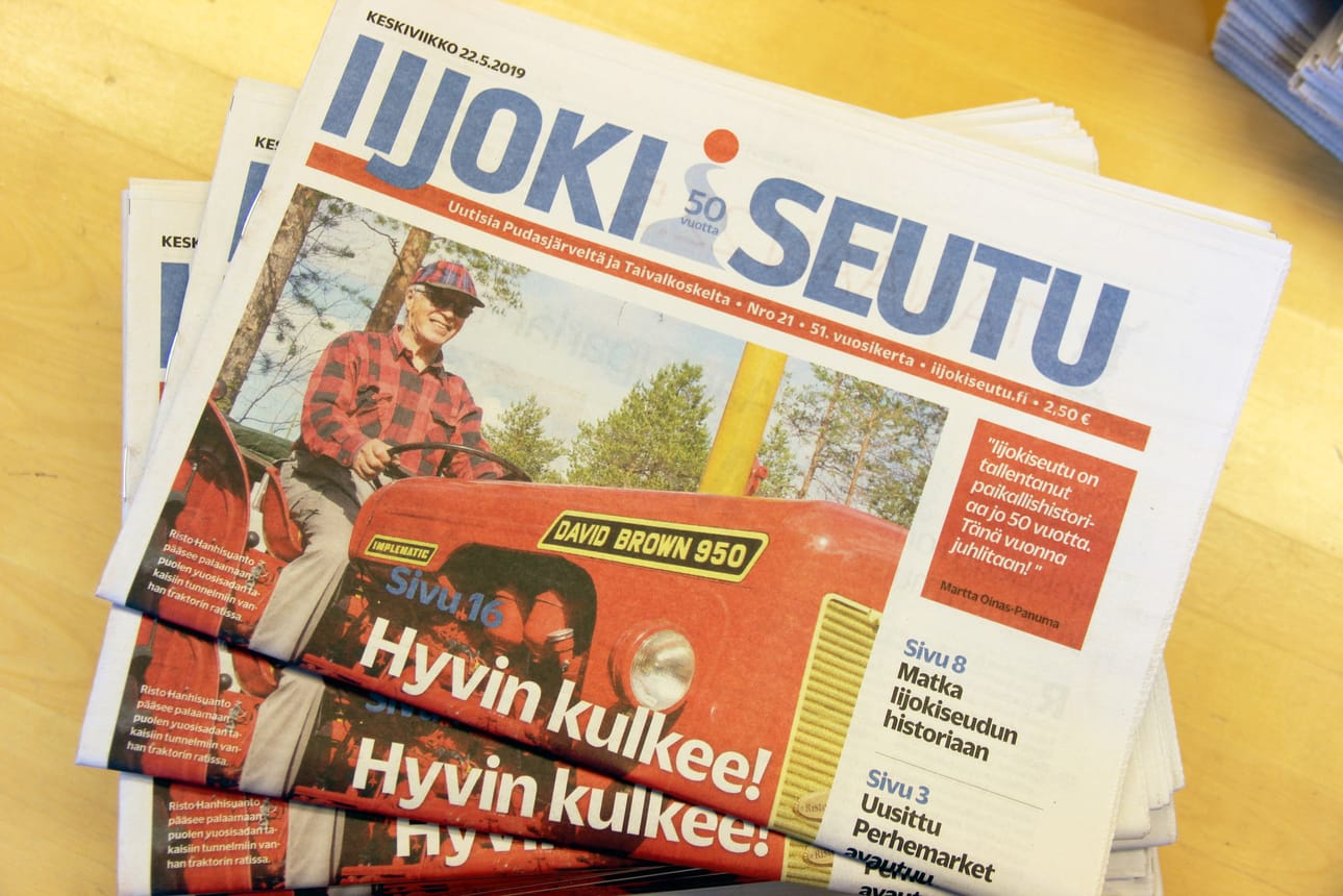 Tänään ilmestyneessä Iijokiseudussa on runsaasti lehden 50-juhlavuoteen liittyviä juttuja. Lisäksi lehden välissä on uusintapainos ensimmäisestä, vuonna 1969 ilmestyneestä Iijokiseudusta sekä Iikkarin kesälehti.