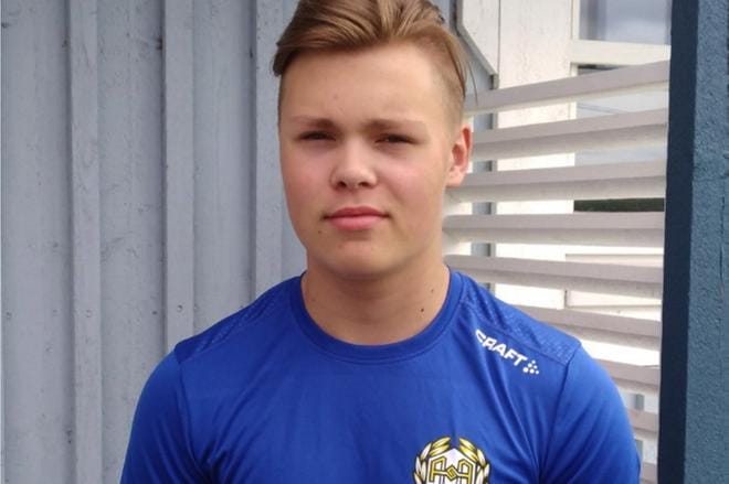 Ville-Veikko Keski-Levijoki otti Lahdessa SM-pronssia P14-sarjan moukarinheitossa monivaiheisen kilpailun jälkeen tuloksella 51,23. Kuva: Ville-Veikko Keski-Levijoki
