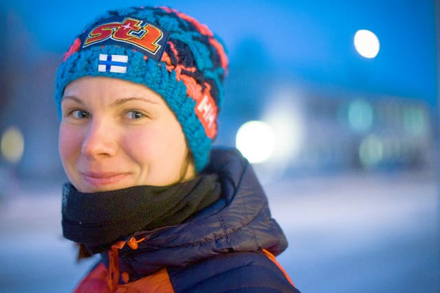 Lahden MM-hiihtojen kävijä Susanna Saapunki starttaa sunnuntaina Kotivaaran laduille naisten viidelle kilometrille.