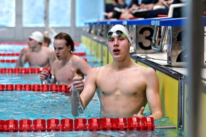 Vaasan Uimaseuran parauimari Nader Khalili ui viikonvaihteessa kaksi SE-aikaa. KUVA: TOMI KOSONEN