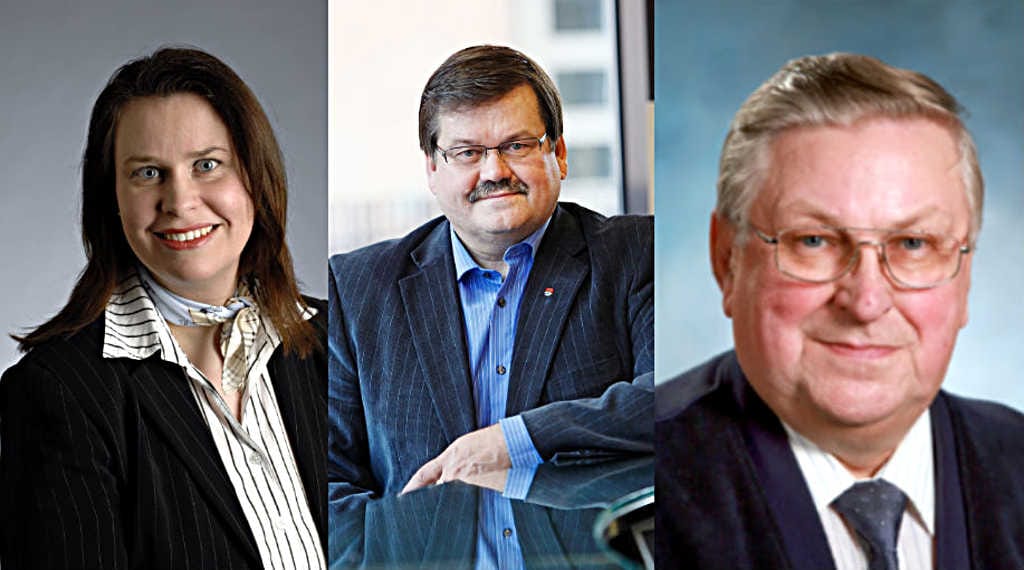 Johanna Ojala-Niemelä (sd.), Esko Kurvinen (kok.) ja Pentti Kettunen (ps.) ilmoittautuvat ministeriehdokkaiksi.