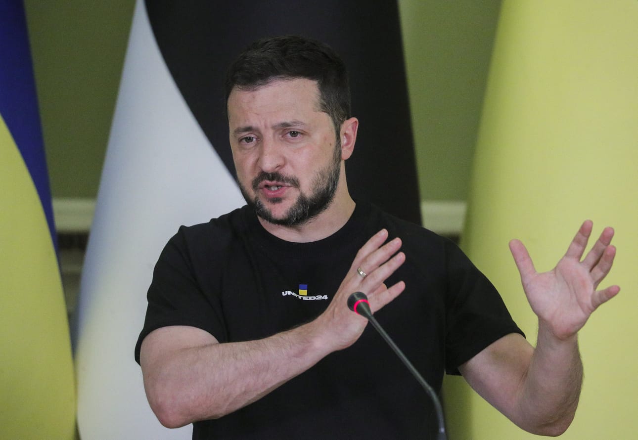 Ukrainan presidentti Volodymyr Zelenskyi.