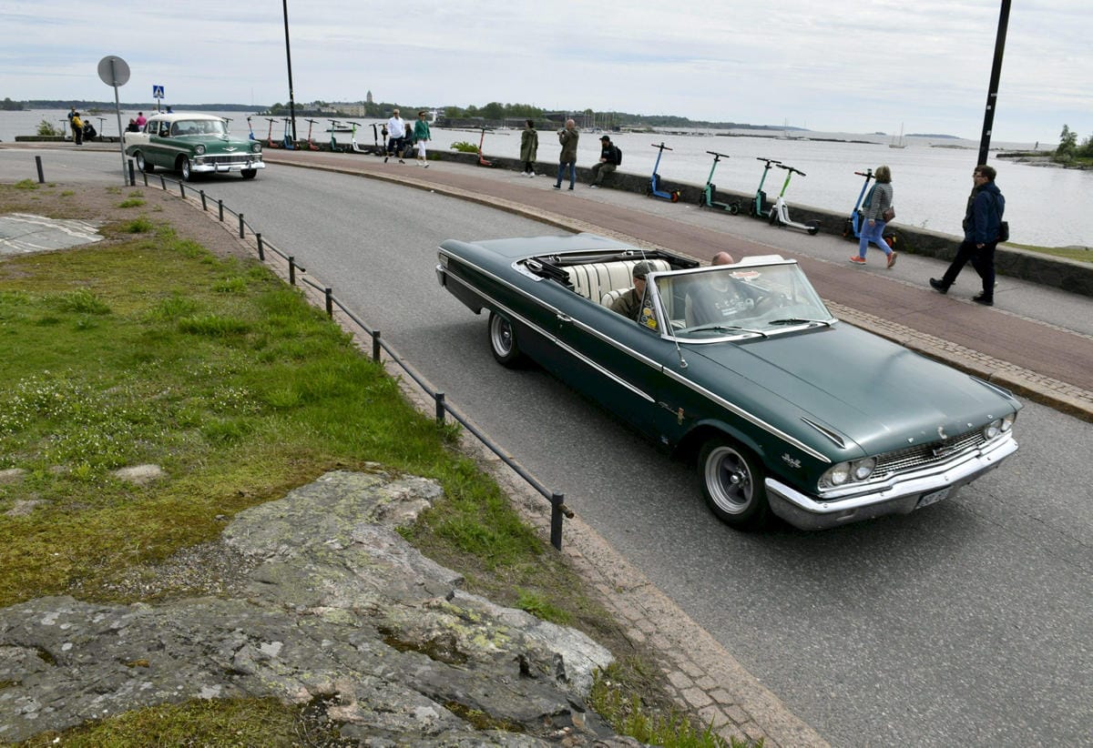 Merkittävä osa vanhojen autojen harrastajista rekisteröi autonsa museoajoneuvoksi. LEHTIKUVA / HEIKKI SAUKKOMAA