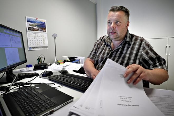 Jukka Takala aloitti palkkatuella työskentelyn isännöitsijän tehtävissä viime marraskuussa. KUVA: TOMI KOSONEN