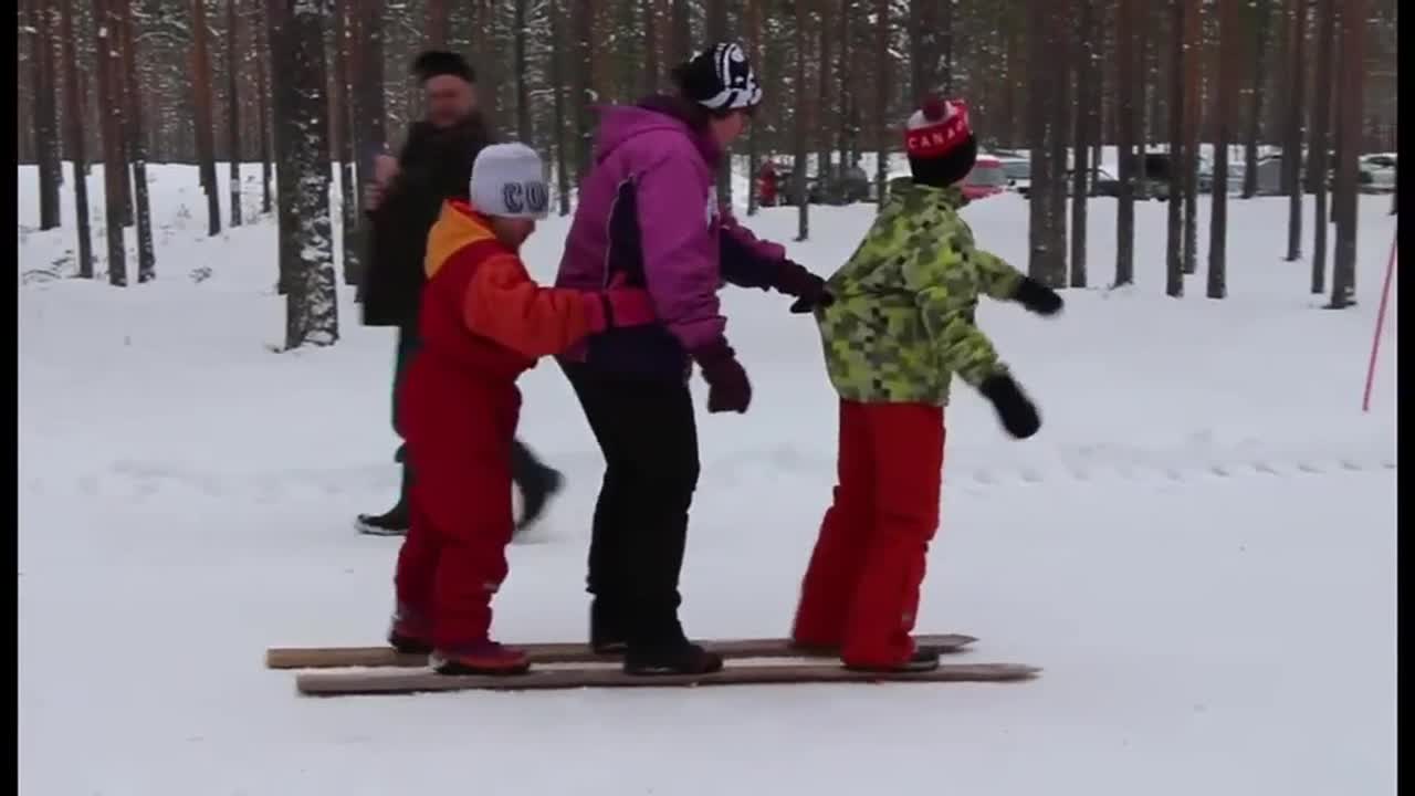 Tässäpä on hauskaa yhteistä tekemistä talvisiin päiviin