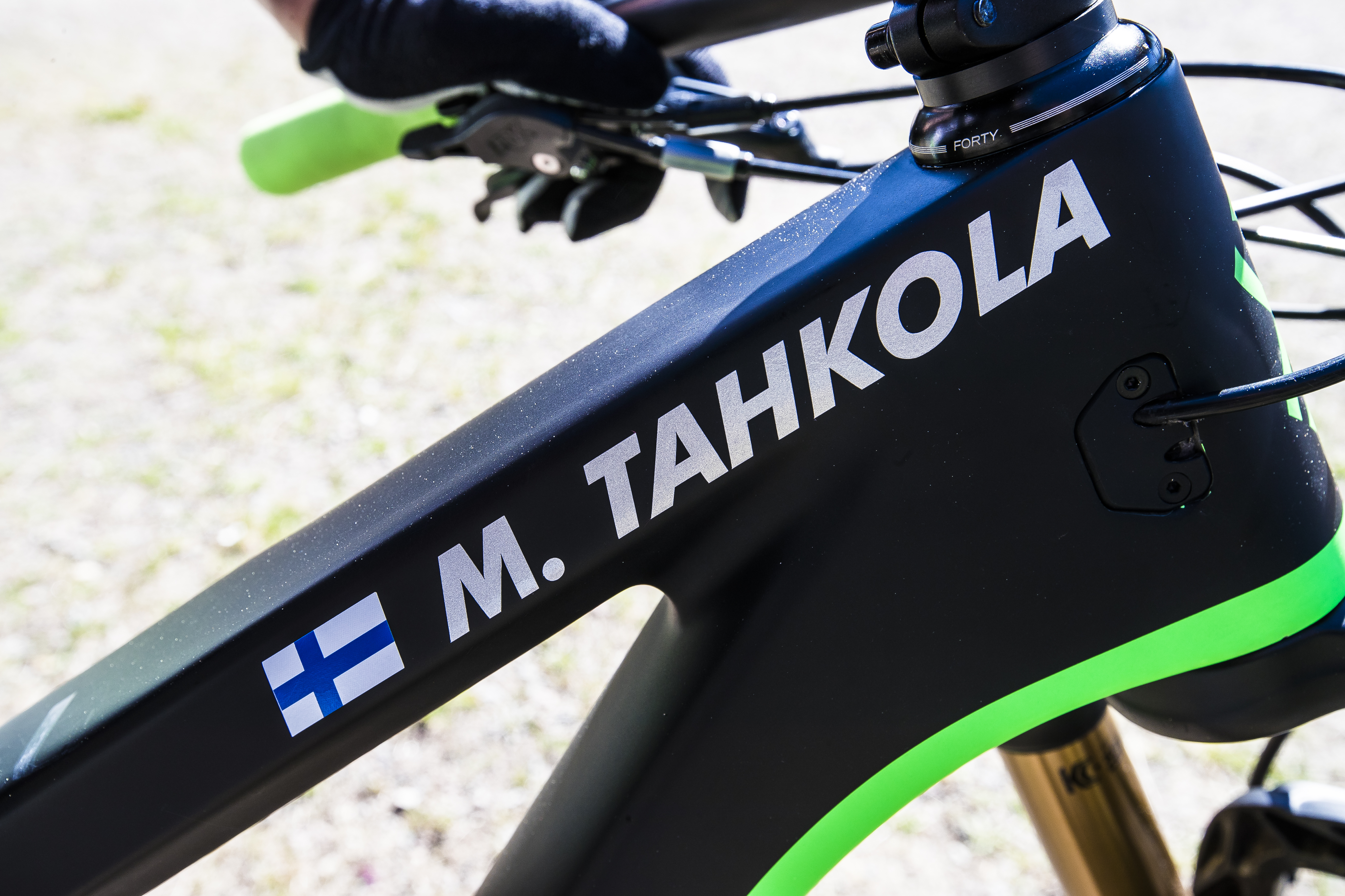 Kilpapyöräilijä Matti Tahkola