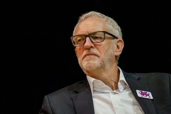 Jeremy Corbyn, 70, nousi työväenpuolueen johtajaksi vuonna 2015. KUVA: PETER POWELL/EPA