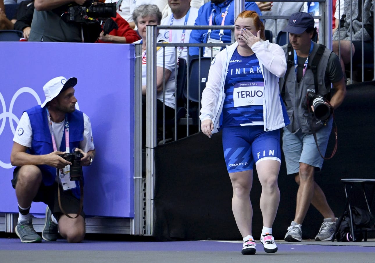 Krista Tervo oli lähellä mitalia Pariisin olympialaisissa.