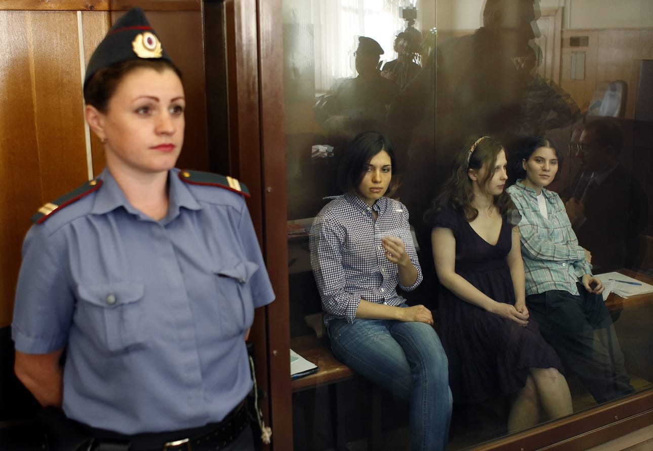 Pussy Riot -ryhmä saa tukea niin kansalaisilta kuin maailman kulttuuriväeltä.