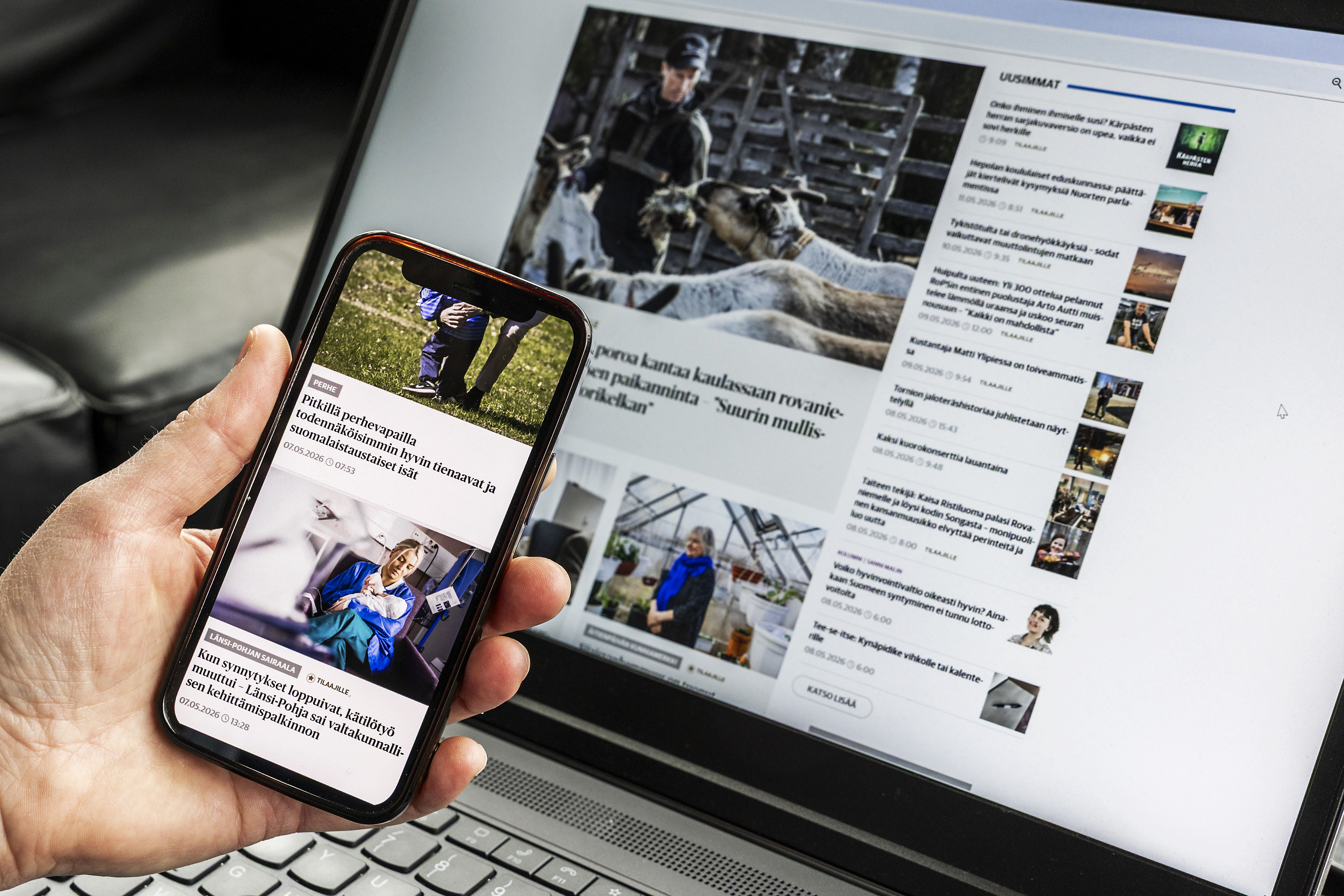 Näyttääkö otsikko oudolta? Näin uudistimme Lapin Kansan ulkoasua