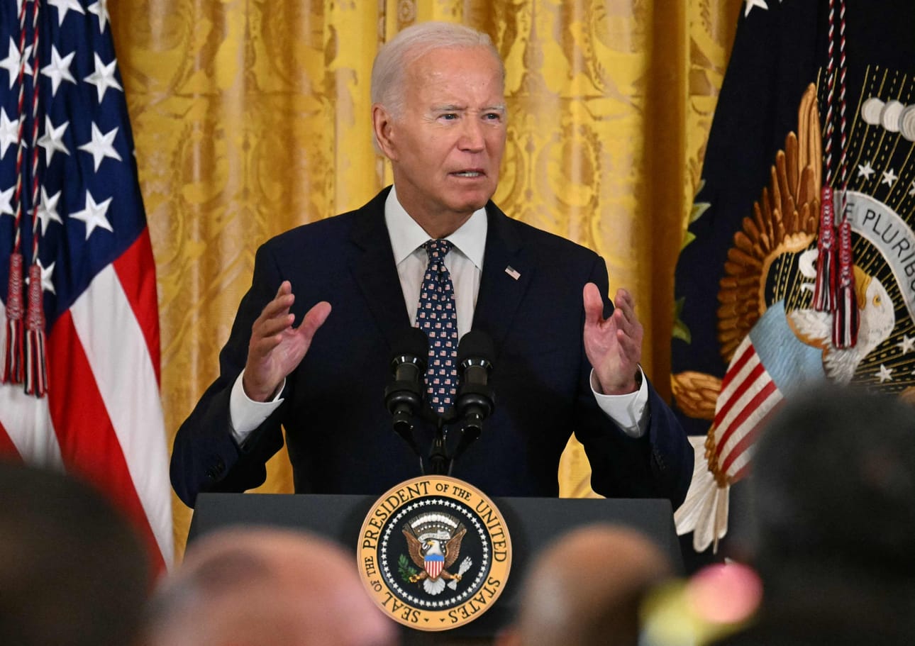 Viranomaisten mukaan kukaan Joe Bidenin kampanjasta ei vastannut hakkerien yhteydenottoon. LEHTIKUVA/AFP