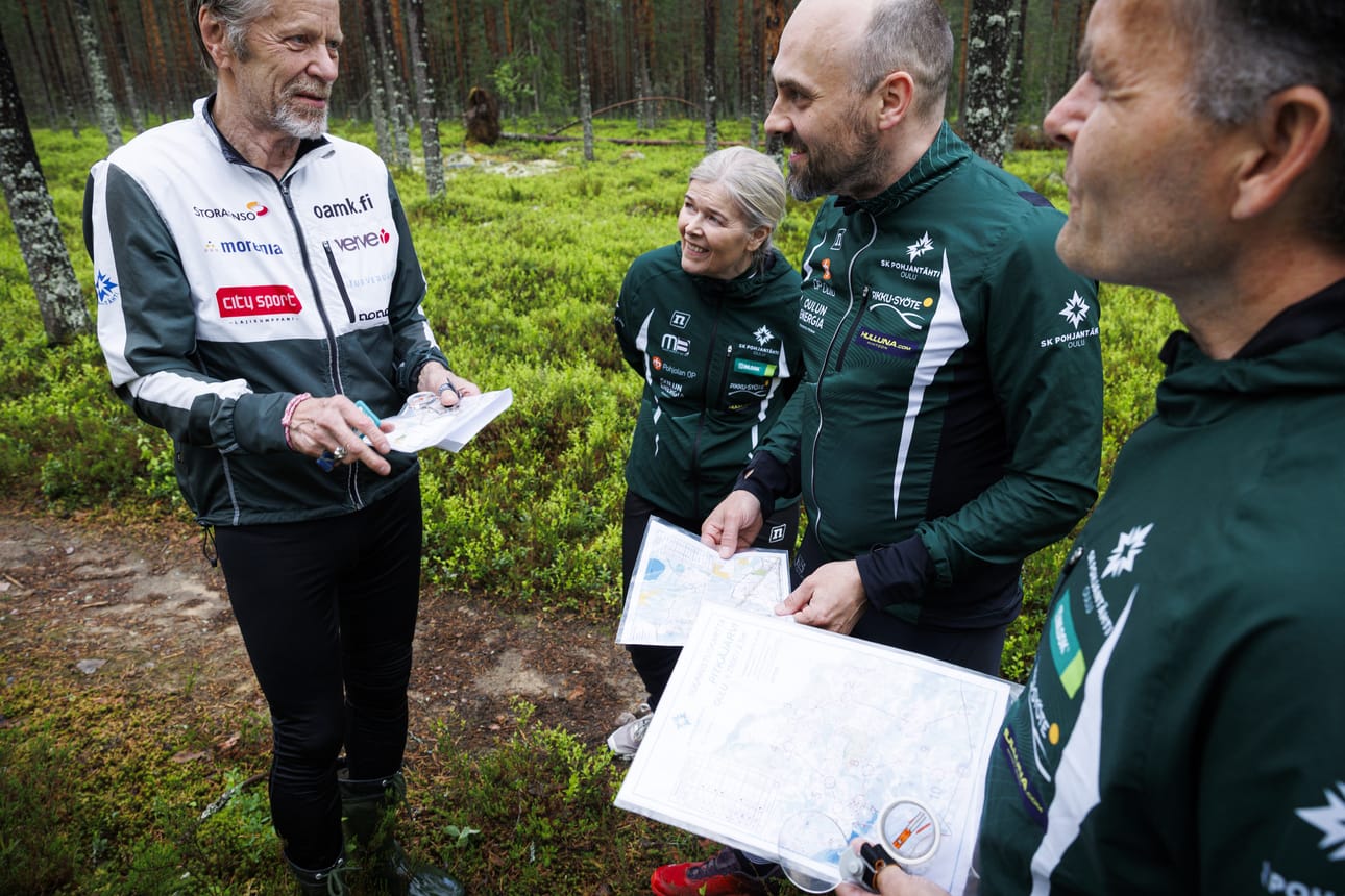 SK Pohjantähden suunnistajat pitävät Jukola-viikonlopun tunnelmaa ainutlaatuisena.