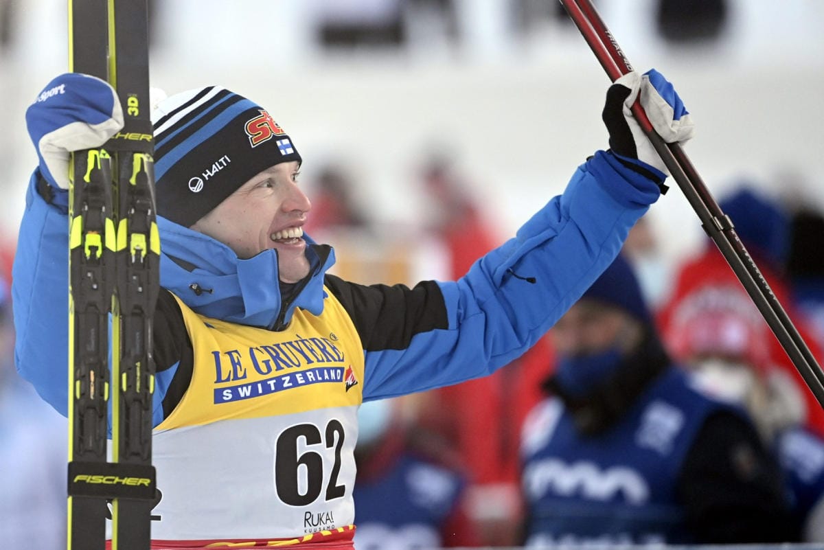 Voitto on Niskasen kuudes maailmancupissa. LEHTIKUVA / HEIKKI SAUKKOMAA