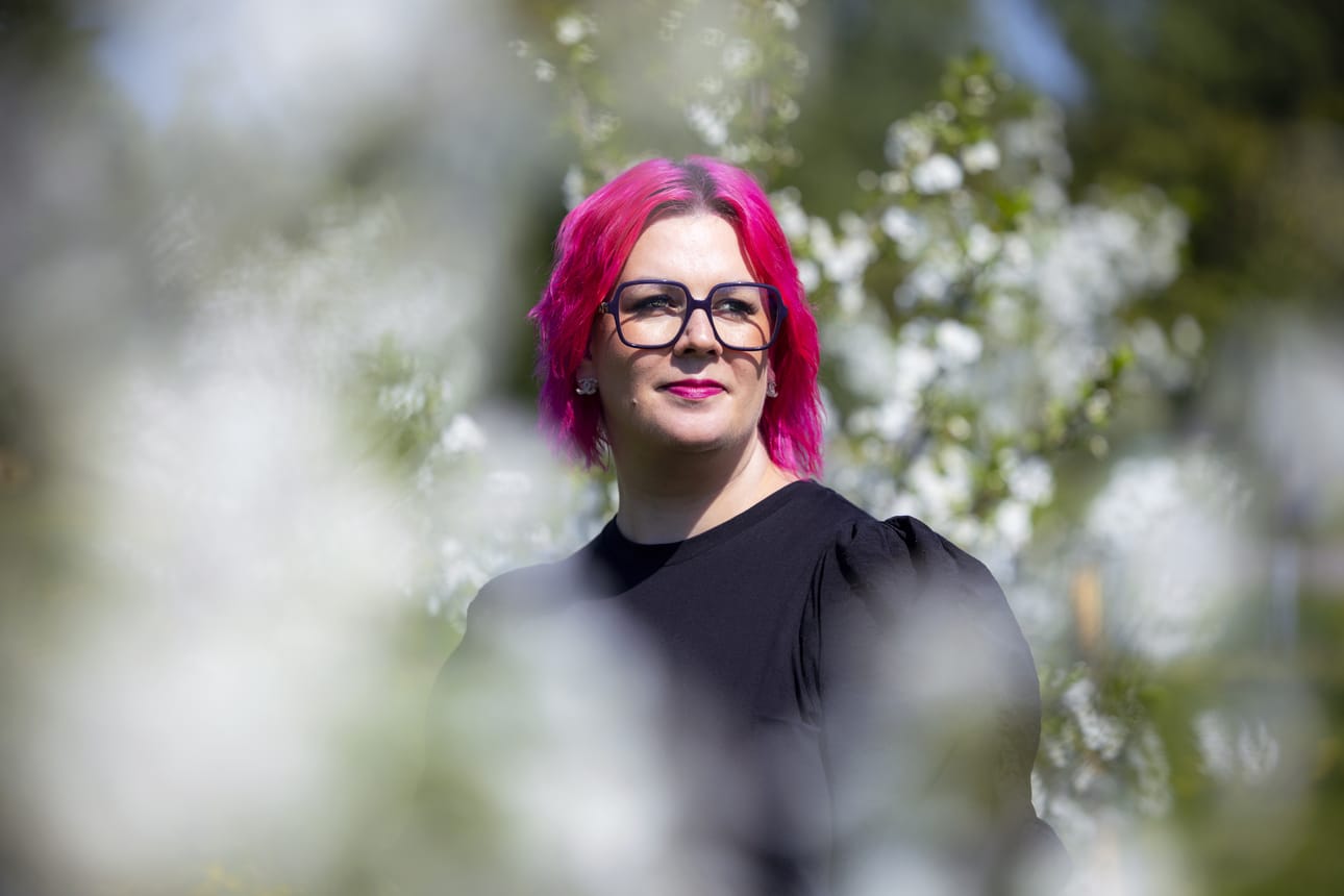 Yli 15 vuotta sitten Nilla Kjellsdotter vitsaili perhepiirissään kirjoittavansa vielä menestysdekkarin poliisista nimeltä Mija Wadö. Vitsailusta on tullut totta, Mija Wadöstä kertovia dekkareita on myyty jo yli 600 000 kappaletta. Arkistokuva.