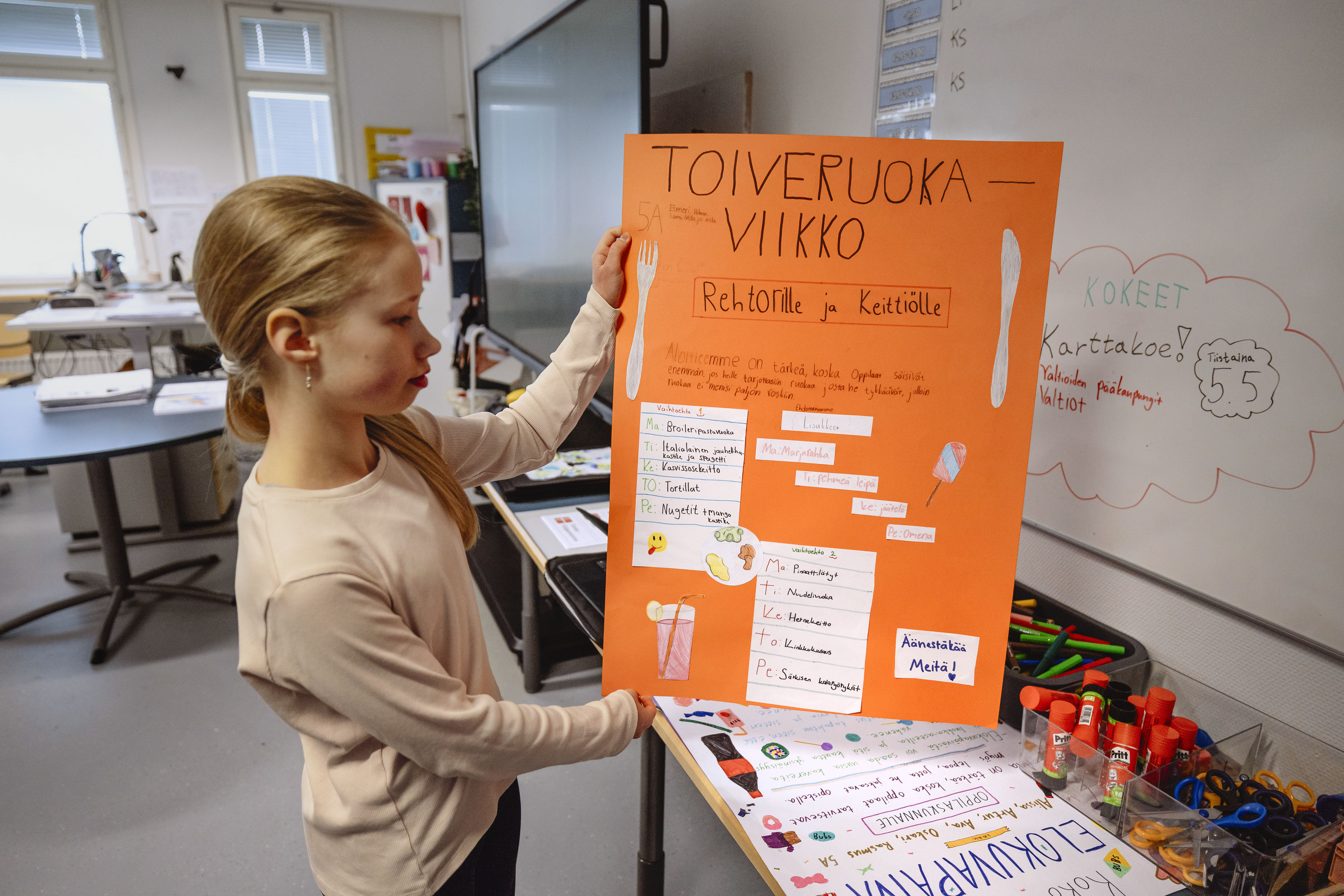 Viidesluokkalaisten aloite muutti kouluruokailun viikoksi Tanelinrannassa – Pilotti leviää koko Seinäjoelle