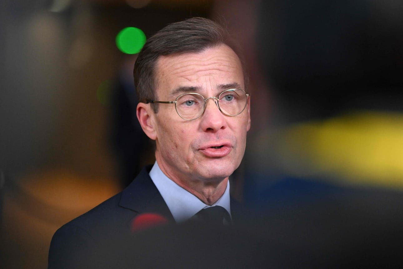 Hallituskokous on tilaisuus vahvistaa Suomen ja Ruotsin välisiä yhteyksiä entisestään, Ruotsin pääministeri Ulf Kristersson arvioi. LEHTIKUVA/AFP