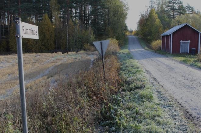 Rimmintie Alavuden eteläosissa erkanee Sapsalammintiestä. KUVA: REIJO HEIKKILÄ