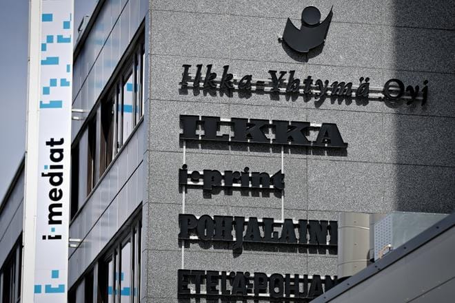 Ilkka-Yhtymän liikevaihto laski alkuvuonna. KUVA: TOMI KOSONEN