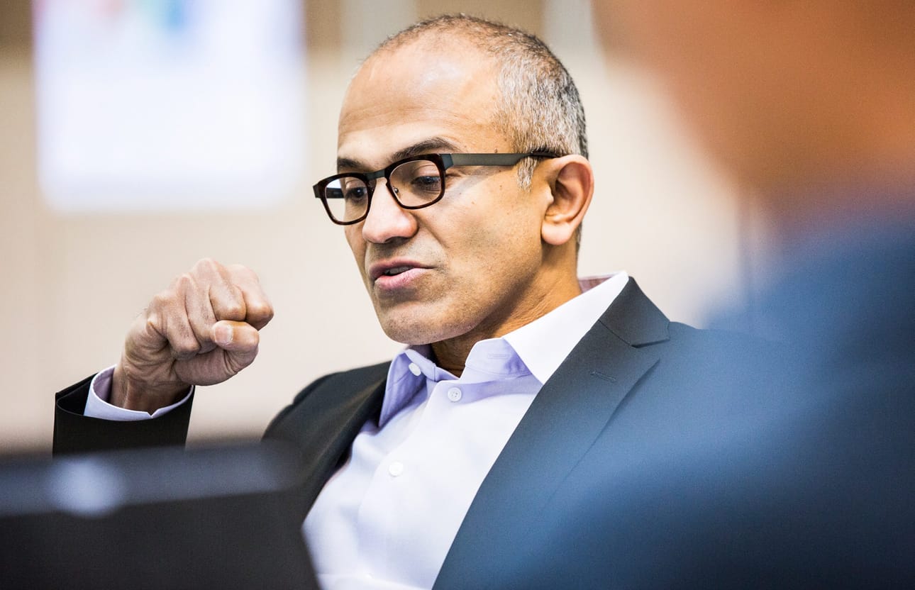 Satya Nadella nousee MIcrosoftin toimitusjohtajaksi.