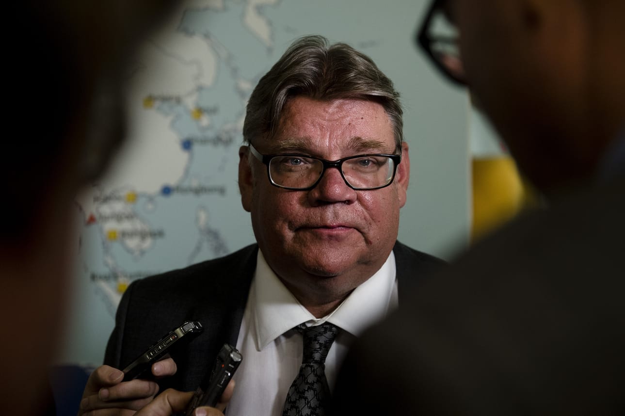 Ulkoministeri Timo Soini.