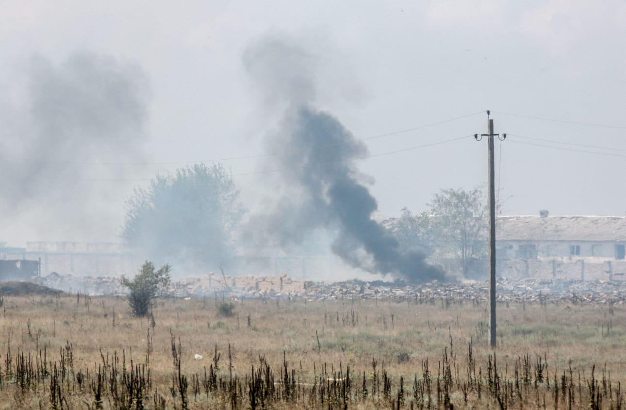 Ukraina on viime aikoina tehnyt iskuja Venäjän miehittämälle Krimille. Lehtikuva/AFP