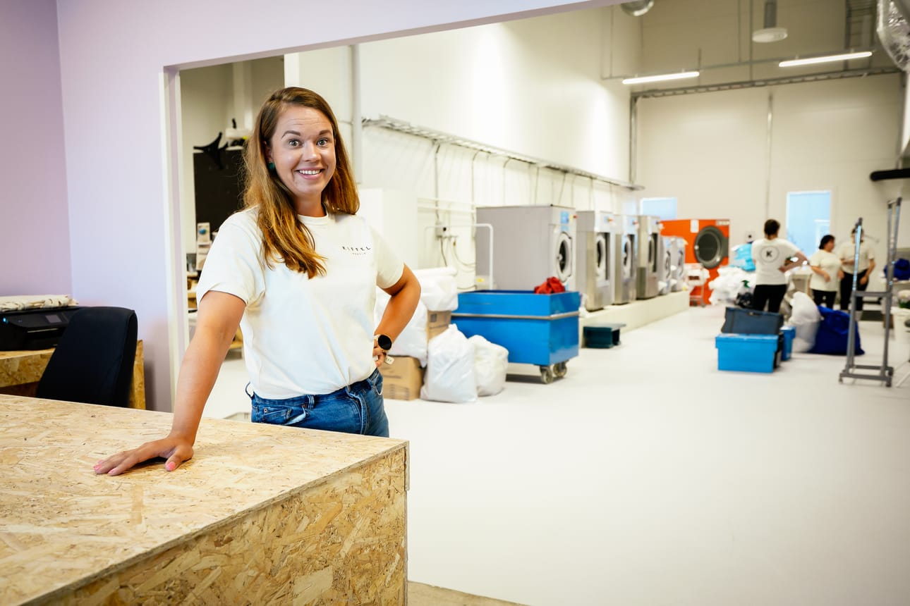 Jenni Parpalan Kiffel-pesulayrityksessä vastuullisuus on kaikki kaikessa.