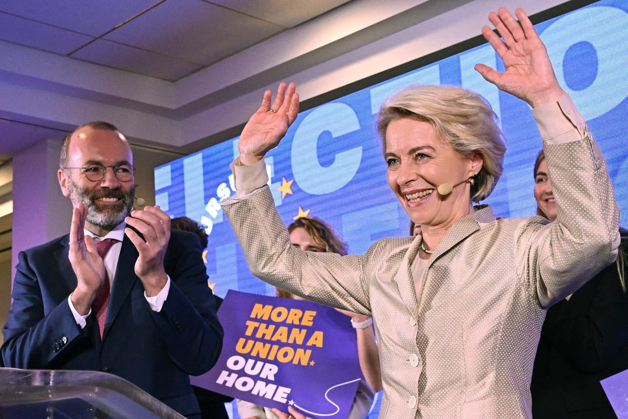 Ursula von der Leyen on vahva ehdokas toiselle kaudelle Euroopan komission puheenjohtajaksi. LEHTIKUVA/AFP