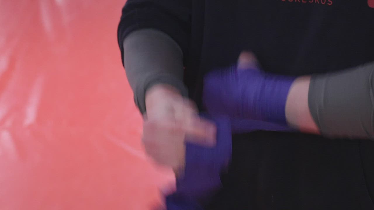 Nyrkkeilijä Laura Myllymäki