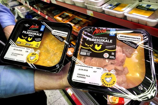 Broilerinliha on ottanut sianlihalta paikkaa suomalaisten ruokalautasilla. KUVA: JOUKO HÄNNINEN