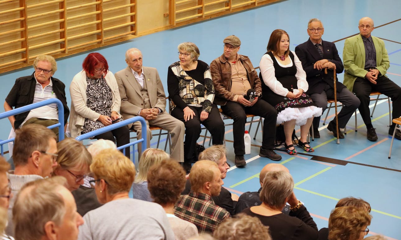 Tarinaniskennän SM-finaalissa oli kahdeksan osallistujaa.