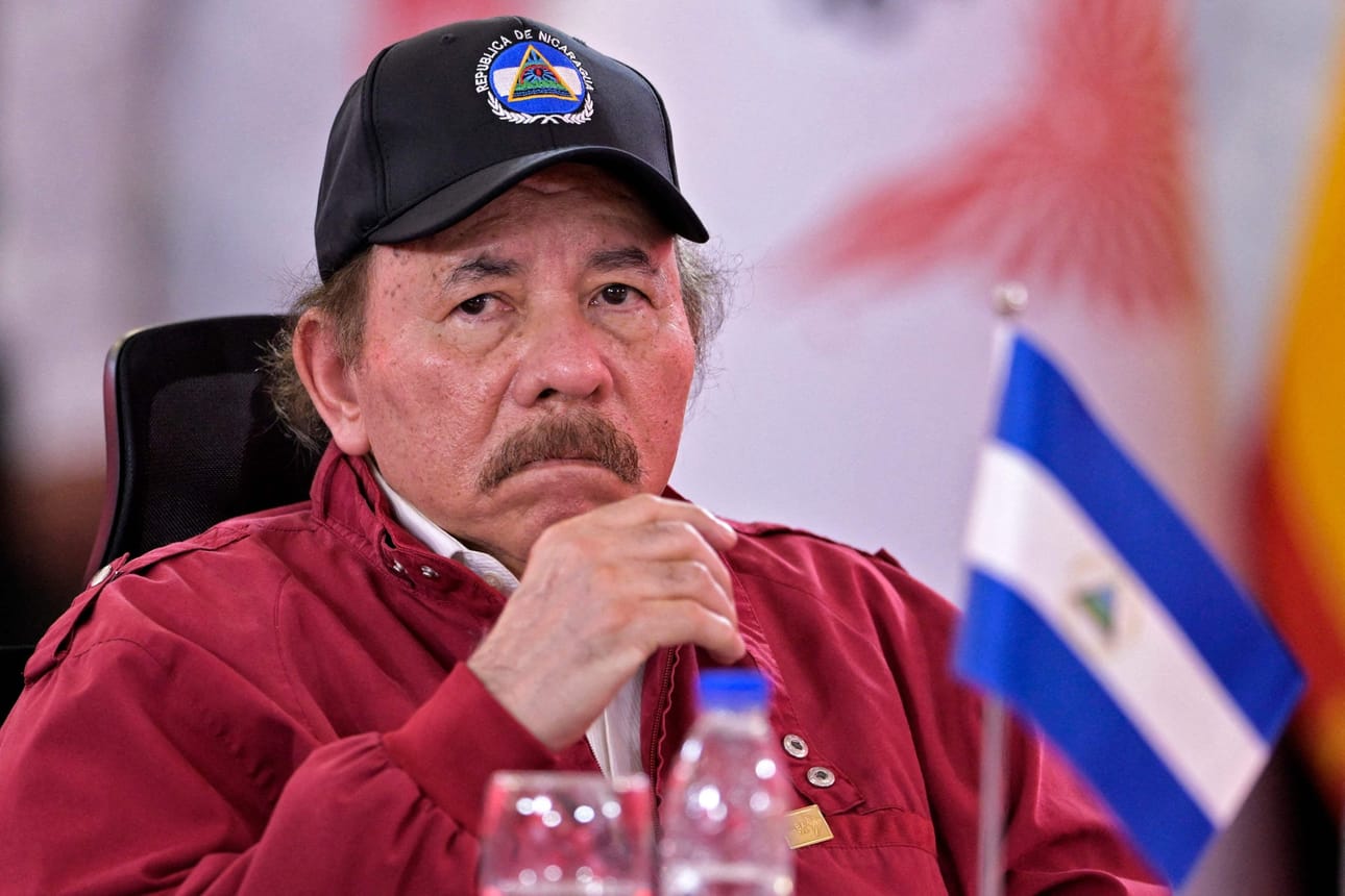 Nicaraguan parlamentti on pitkälti lojaali itsevaltaiselle presidentti Daniel Ortegalle, jonka hallintoa on syytetty opposition vainoamisesta. LEHTIKUVA/AFP