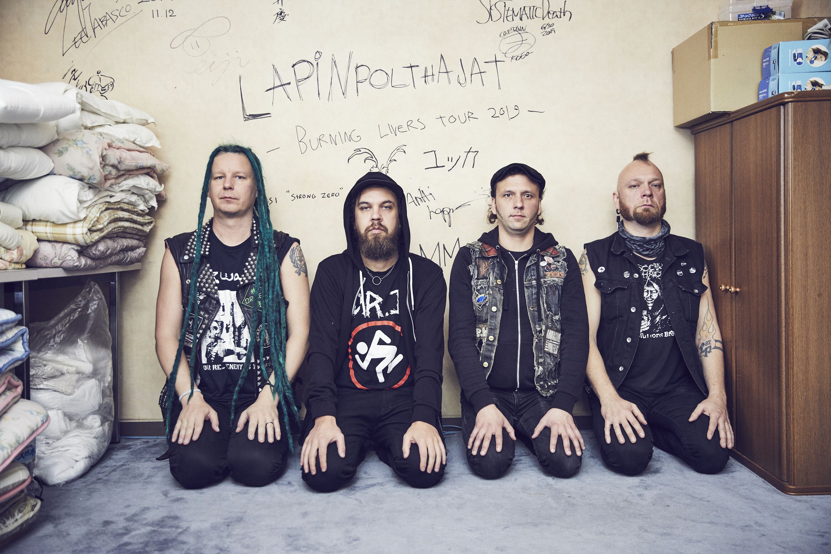 Punk-bändi Lapinpolthajat toipui supertaifuunista ja kohtasi koronan – hoon paikasta tuli nopeasti palautetta