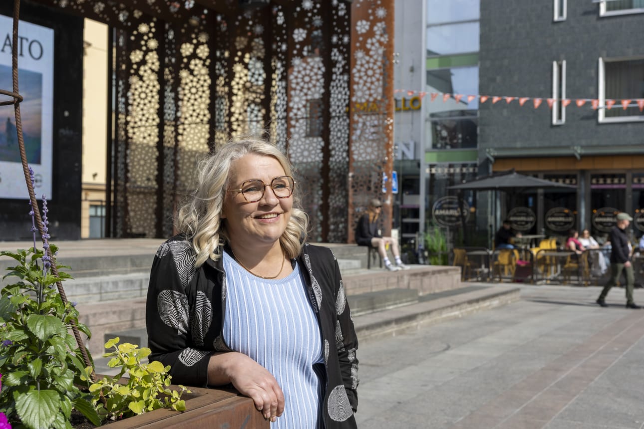 Oulun Liikekeskuksen markkinointi- ja tapahtumapäällikkö Hanna Lahti on järjestänyt Korttelihaipakkaa jo useamman vuoden.