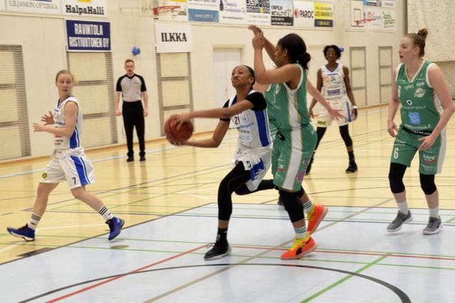 Amy Griffin pelasi 19/4 tehot Kouvolassa. ARKISTOKUVA: MARKKU TURPELA
