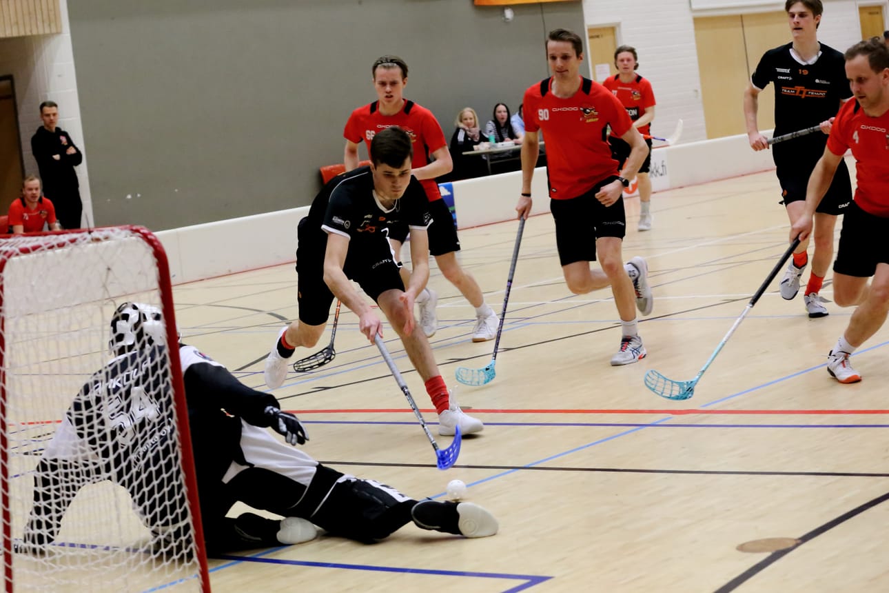 Team Tempo tarjosi SSRAn kanssa varsinaiset maalijuhlat 2-divisioonan runkosarjan päätösottelussa sunnuntaina.