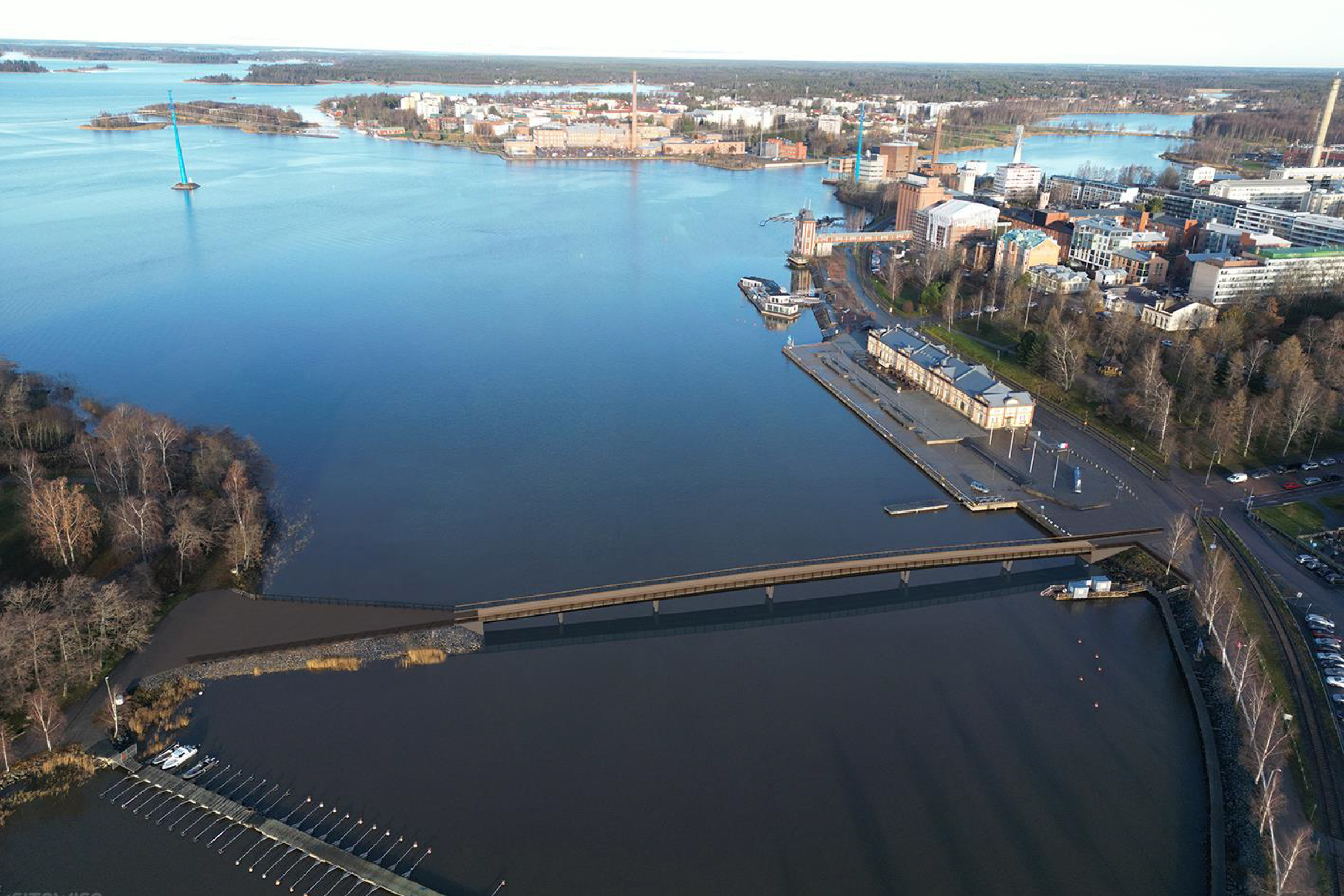 Odotettu kävelysilta Hietasaareen etenee, Vaasaan suunnitteilla uusi paikka tapahtumille
