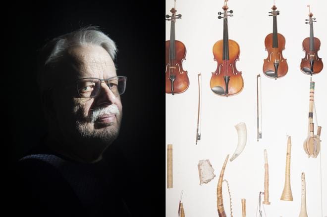 Heikki Laitiselle laulu on tärkeä osa kansanmusiikkiperinnettä. KUVA: Emilia Kangasluoma