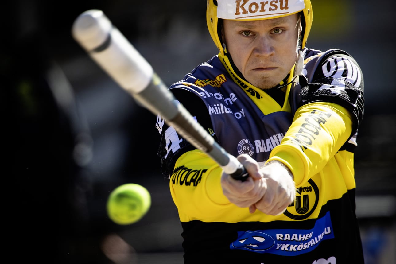 Tuukka Sarkkinen tykkää pelata pesäpalloa, kun otteluissa on iso panos.