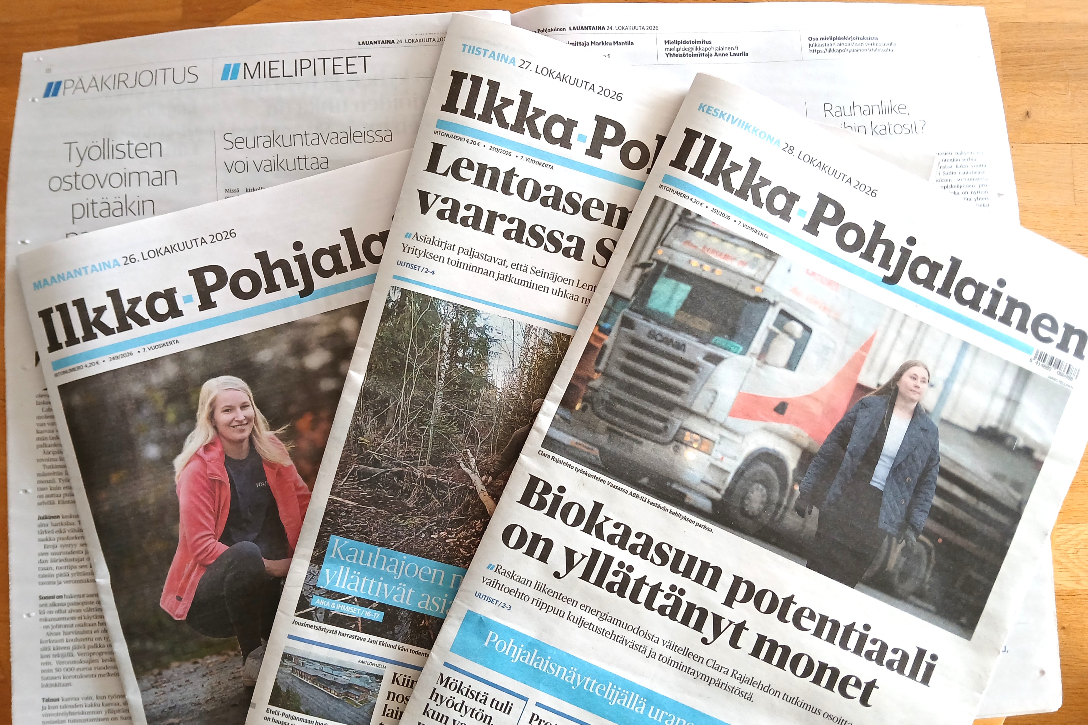 Ilkka-Pohjalainen ilmestyy pyhäinpäivänä vain näköislehtenä verkossa