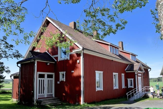 Nopankylän koulua käy reilu 20 oppilasta. KUVA: HEIKKI HAKANEN.