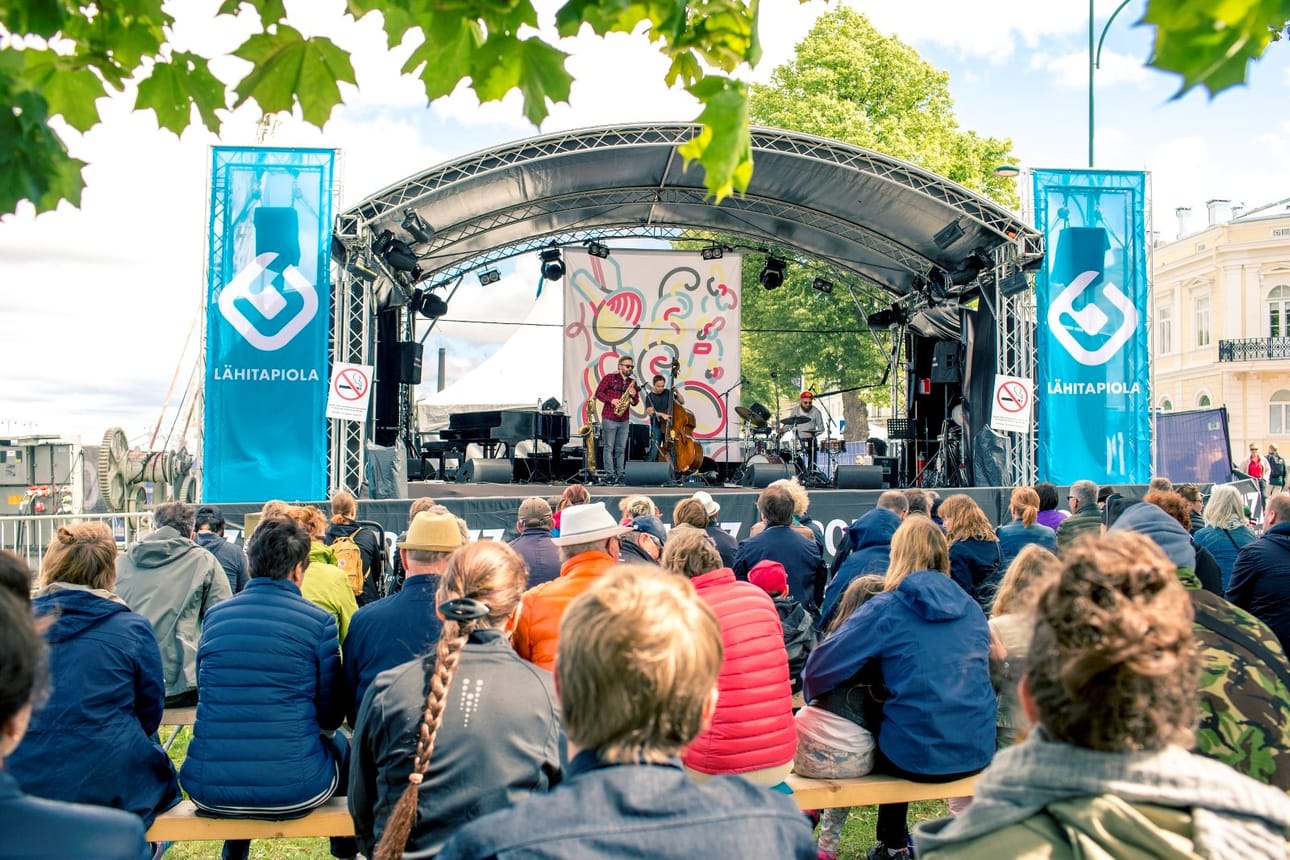 Pori Jazzin tunnelmaa kesältä 2017.