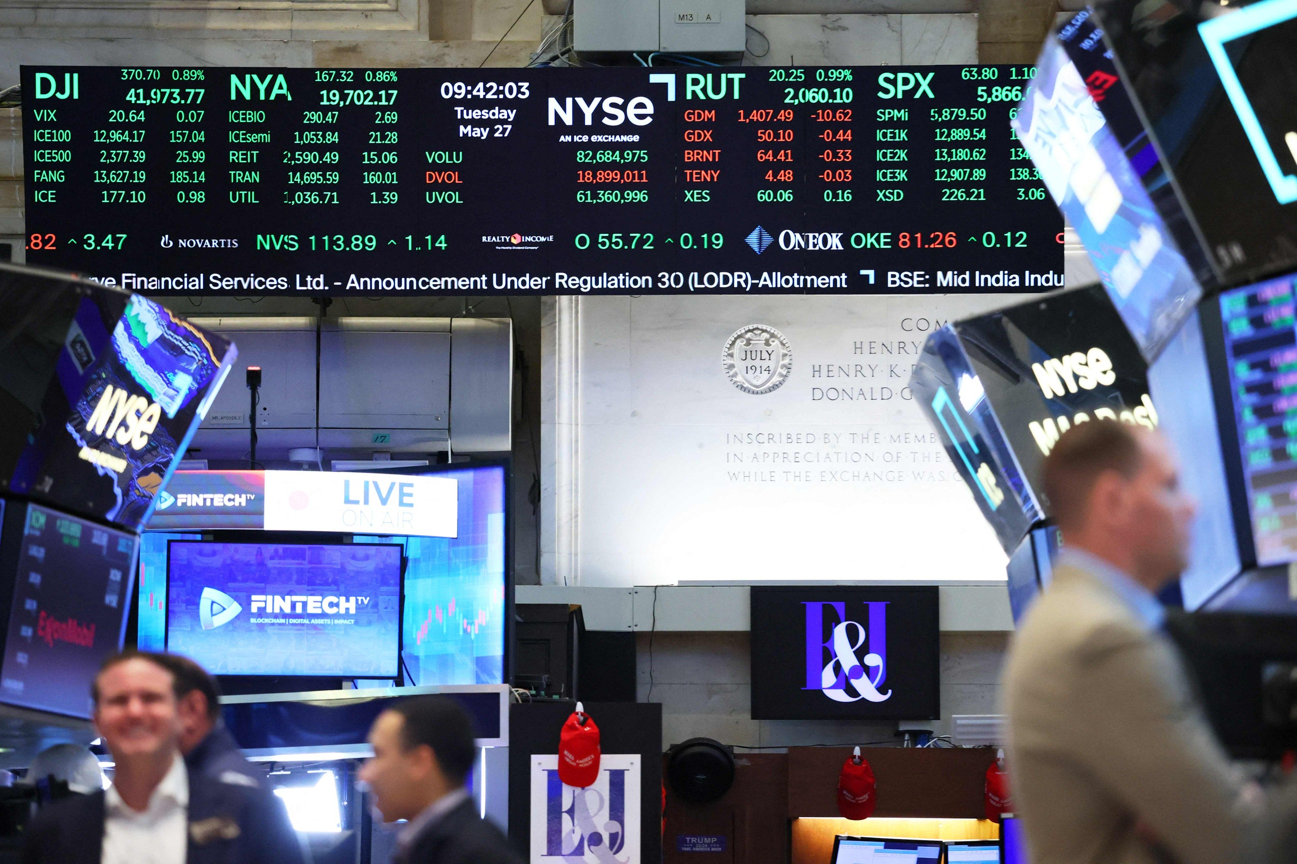 Wall Streetillä osa indekseistä taas ennätyskorkeuksiin