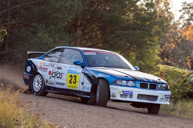 Kosti Katajamäki ajoi F-rallisarjan mestariksi. KUVA: MARKO KYÖSTILÄ