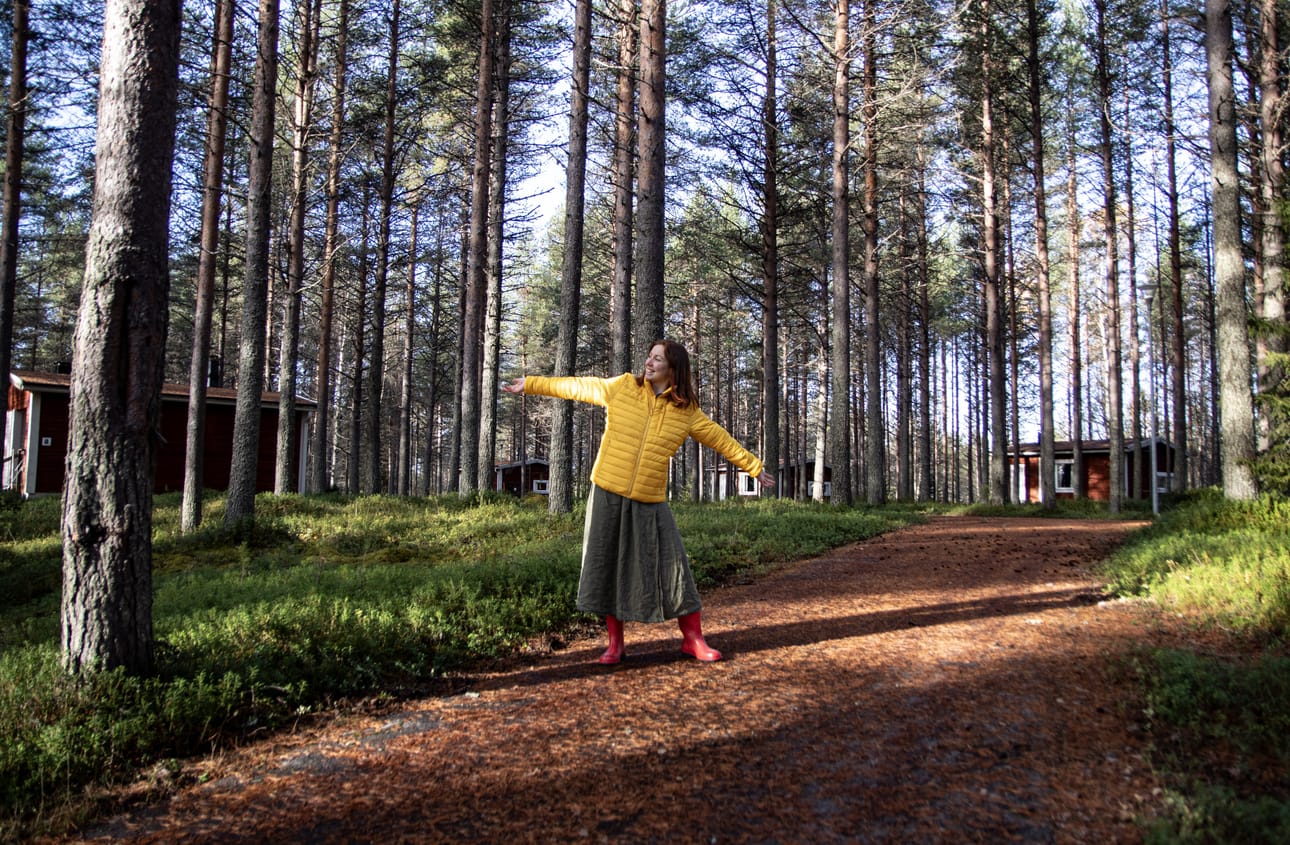 Olen luottavainen, että tästä tulee tosi hyvä, Minna Iholin sanoo. Livohkan vanha lomakeskus on tarkoitus rempata nykyaikaisemmaksi.