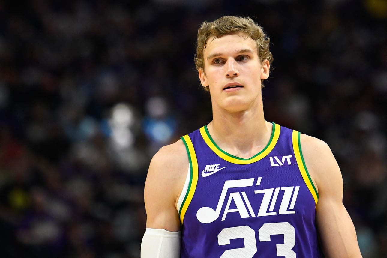 Utah Jazzia edustava Lauri Markkanen oli jälleen joukkueensa kovin pistenikkari. LEHTIKUVA/AFP