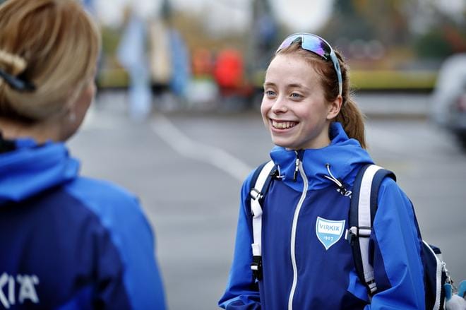 Lapuan Virkiän Heta Veikkola, 18, kotiutui Omanin Muscatista nuorten MM-pronssimitalistina. Arkistokuva.