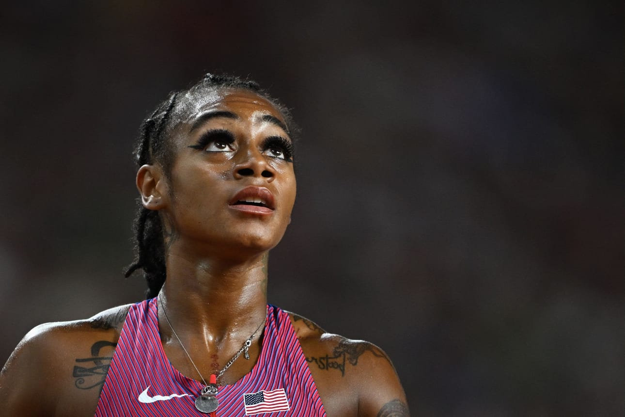Sha'Carri Richardson on jo aiemmin saavuttanut olympiapaikan 100 metrille. LEHTIKUVA/AFP
