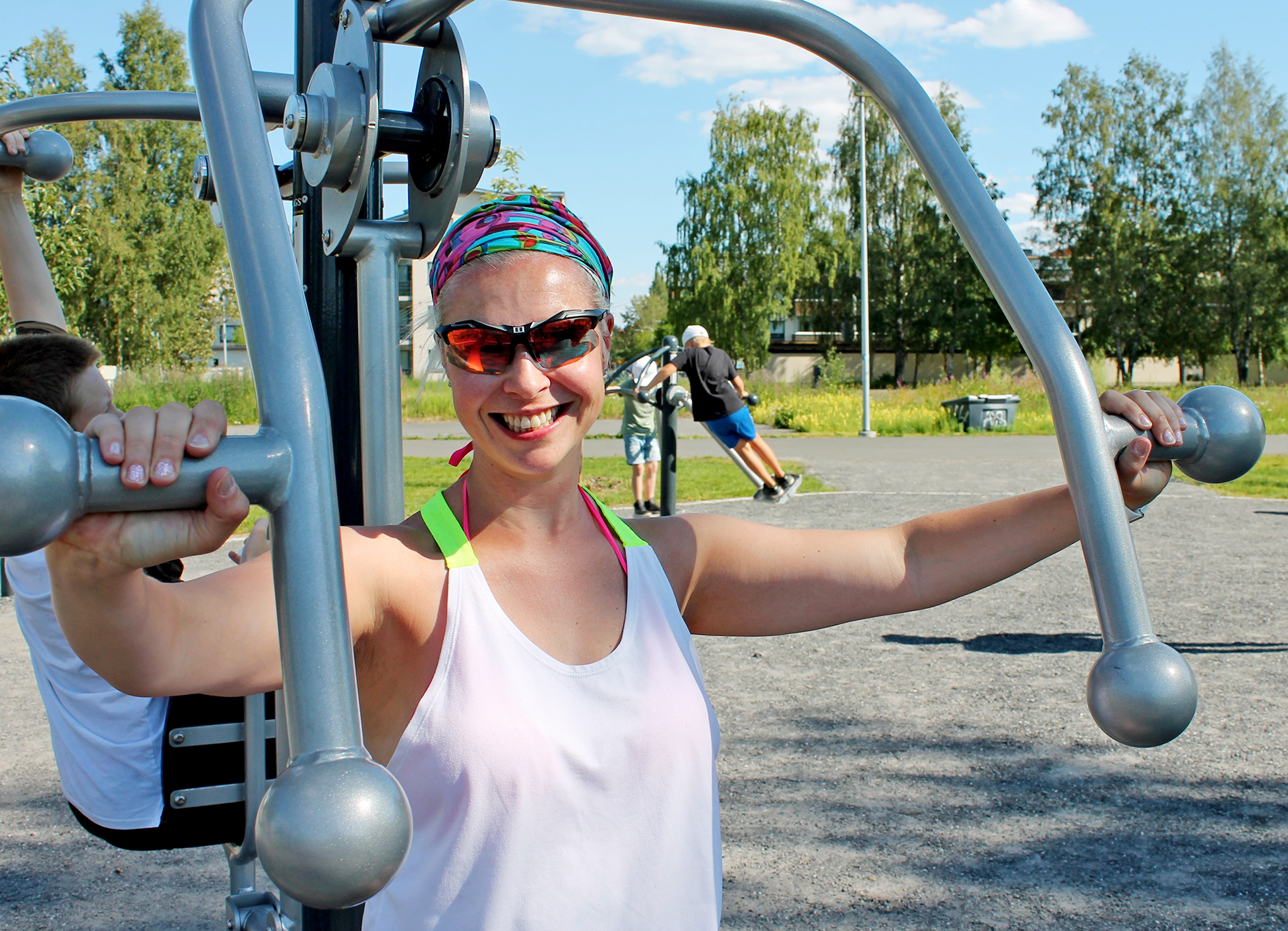 Oulun kaupunki järjestää maksuttomia opastuksia ulkokuntosalien käyttöön