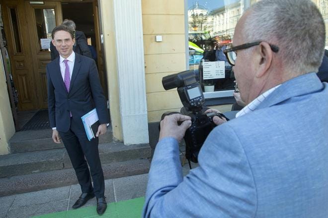 Euroopan komission varapuheenjohtaja Jyrki Katainen. Arkistokuva. KUVA: MAURI RATILAINEN/ARKISTO