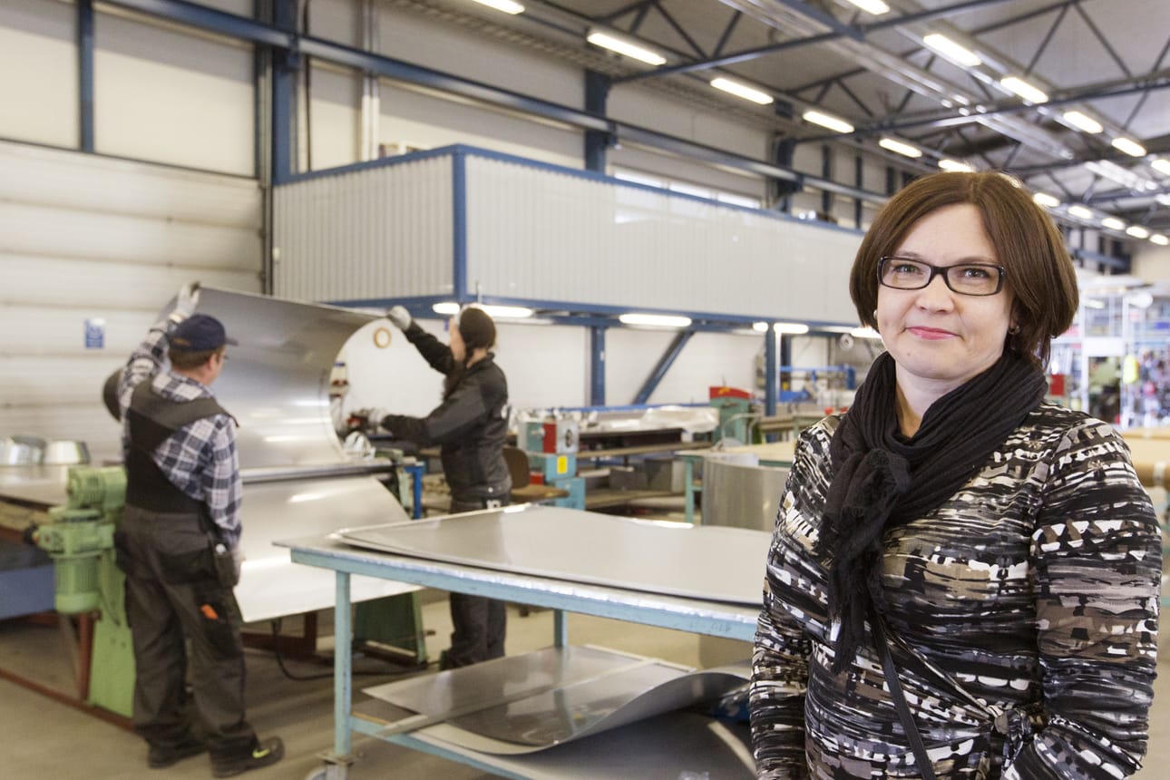 Kymppi Groupin toimitusjohtaja Johanna Koskelainen.
